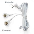  Replacement Tens Electrode Wires Cables Quality Copper for TENS EMS Digital The 3