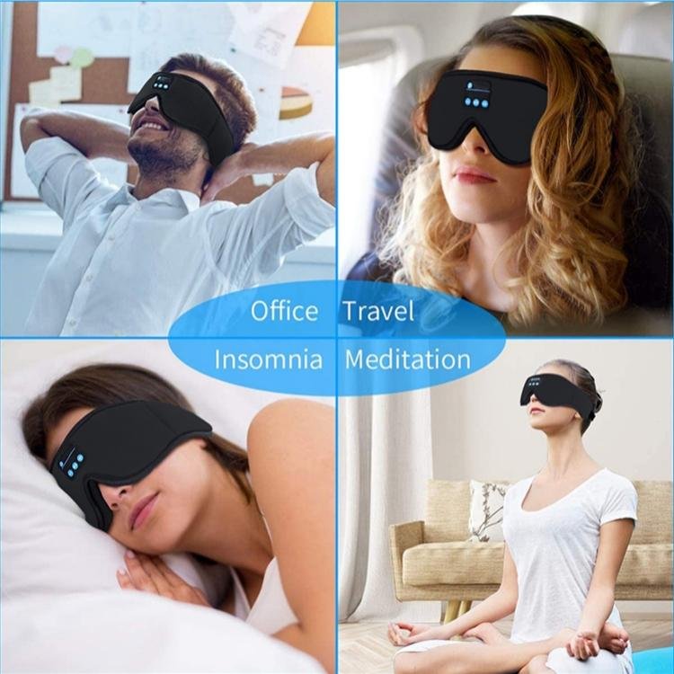 Wireless Custom 3D Smart Sleeping Eye Mask Headphones EyeMask Sleep For Men Wome 2