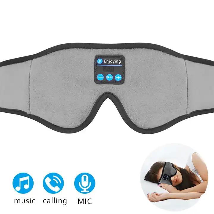 Gray Music Eyemask Sleep Headphones Eye Mask For Meditation and Relaxation Sleep 5