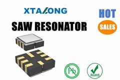 SMD2.0*1.6mm saw resonator 433.92Mhz Insertion Loss 1.8dB