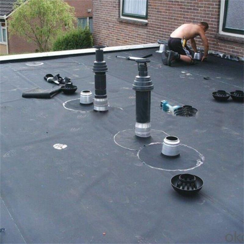 EPDM Self-adhesive Rubber Waterproofing Membrane for Exposed Roofing 4