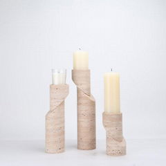 Stone Candle Holder for Timeless Ambiance 