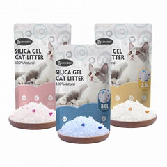 China Factory Apple Scent Bulk Lightweight Dust Free Crystal Cat Litter