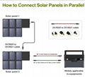  IP67 Waterproof Portable Solar Panel Foldable Charger 60W For Laptop Cellphone 5