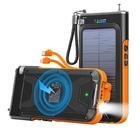 Wireless Portable Solar Charger Power Bank With FM Radio 20000mAh 2