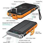 Wireless Portable Solar Charger Power Bank With FM Radio 20000mAh 3