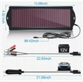 Portable Trickle Solar Charger Power Bank 1.8W 12V waterproof solar charging 1