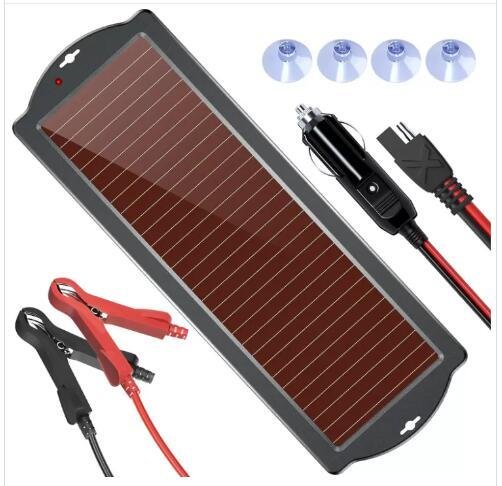 Portable Trickle Solar Charger Power Bank 1.8W 12V waterproof solar charging 2