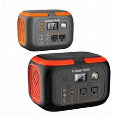 FTMB600 Portable Power Station Set 300W,600W Backup Lithium Battery Pack Bank