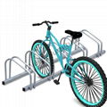 Hot Dip Galvanized Steel Lo-Hoop Bicycle Racks