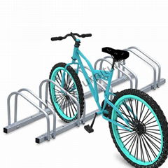 Hot Dip Galvanized Steel Lo-Hoop Bicycle Racks