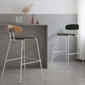 Industrial Nordic Metal Bar Stools