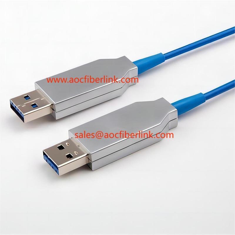 Pure Fiber USB 3.0 Active Optical Cable-AM to AM-5Gbps-100m