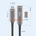 Fiber Optic USB 3.1 AOC-Active Optical Cable,Gen-2,10Gbps,AM to AF,100m