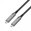 15m USB3.2 Gen2 type-C Fiber Active Optical Cable 8K Video 60W/3A PD Charging