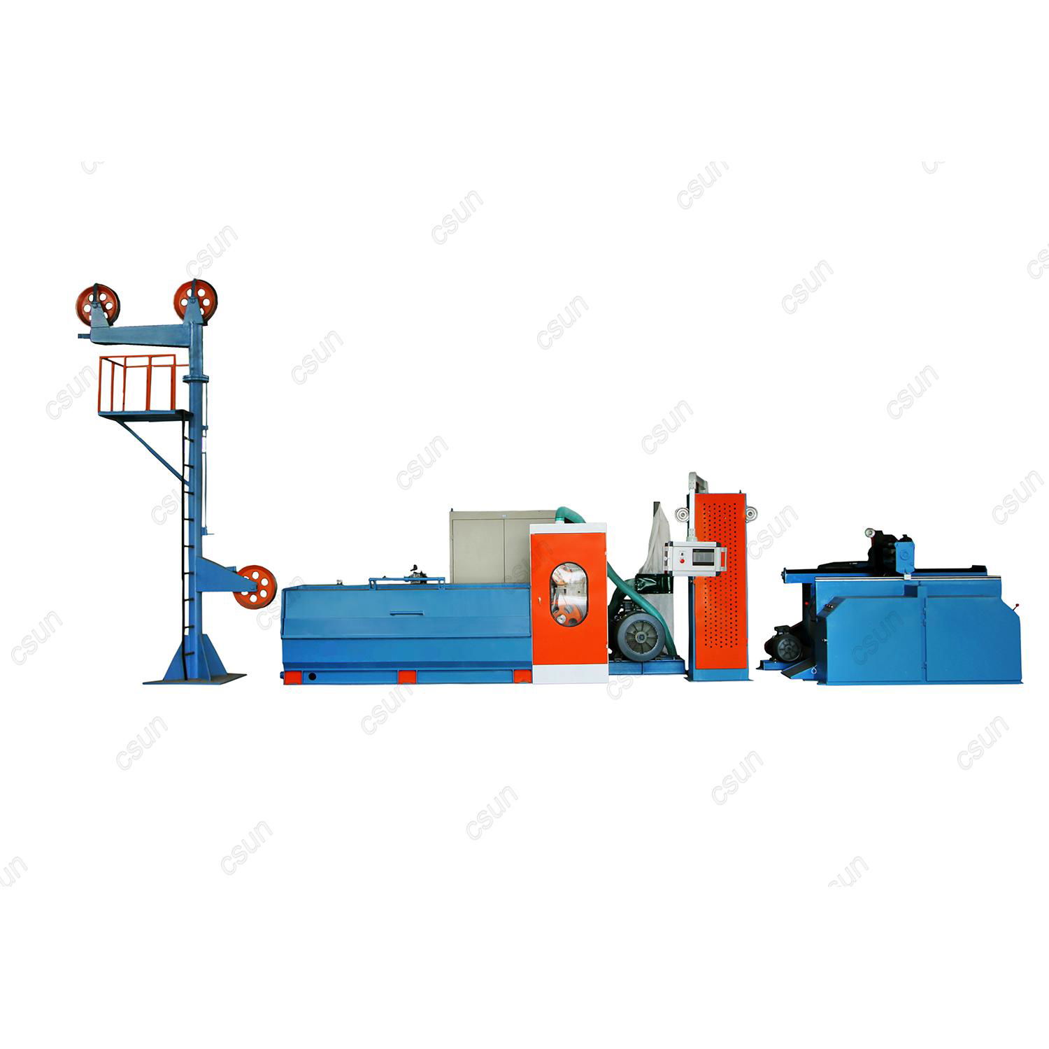Straight-type Aluminum alloy coarse wire drawing machine