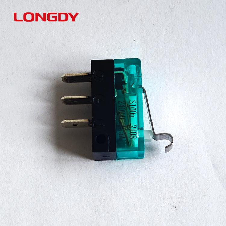 Special micro switch for plug door, forced disconnection, self-cleaning contact, 2