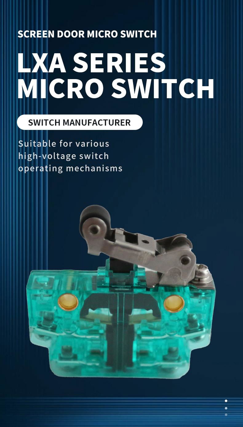 Micro switch self-cleaning contacts for rail transit supporting customization 3