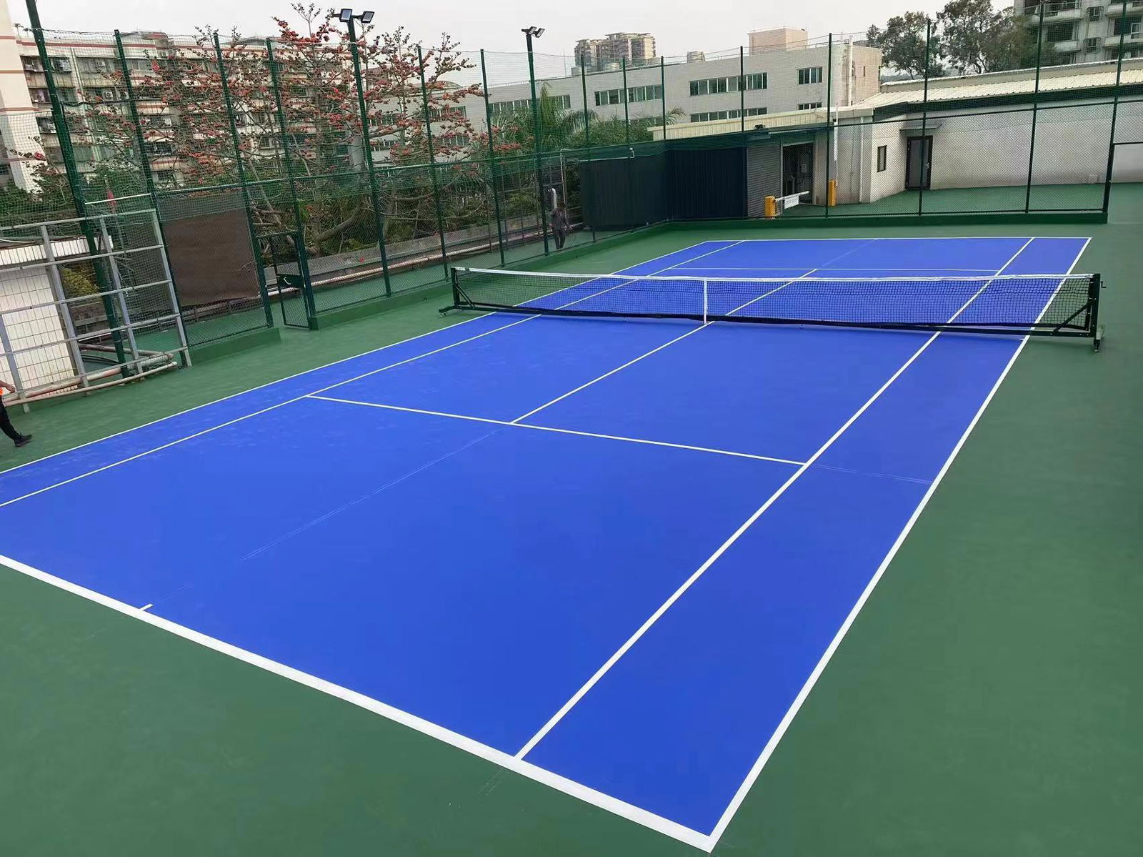 廣東東羽提供網球場設計施，網球場翻新 3