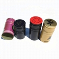 Wholesale 18mm, 24mm, 28mm, 38mm Aluminum ROPP Caps  with PE Liners for Wine