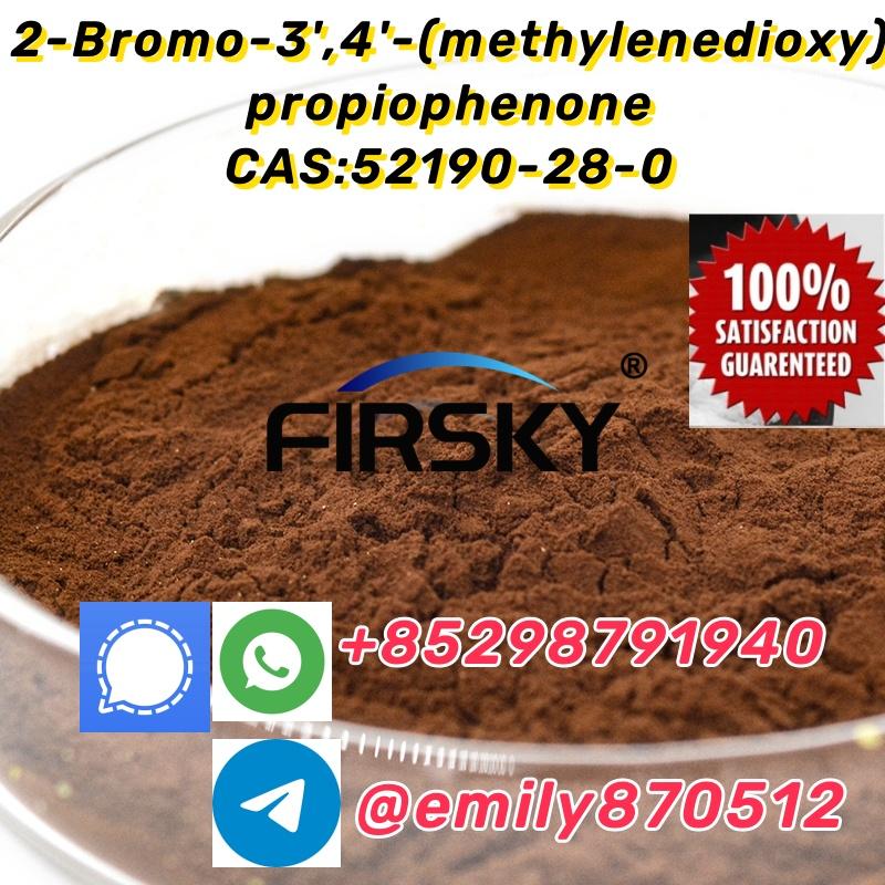 2-bromo-3',4'-(methylenedioxy) propiophenone 52190-28-0 high purity powder