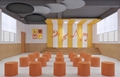 2440x1220mm Printed Beam Hanging Ceiling Baffle 1