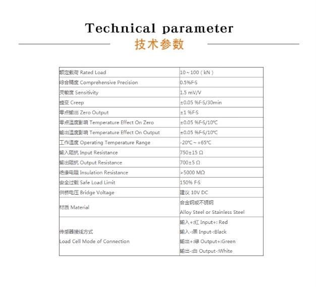 軸銷傳感器稱重測力起重機港口 3