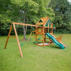 Gorilla Playsets 01-0053-AP Mountaineer Treehouse Wood 