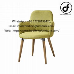 Transfer leg green fabric sofa chair