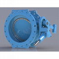 Tilting Check Valve With Lever,Counter
