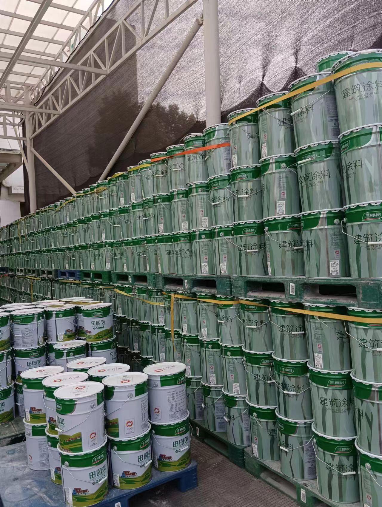 青海西寧市三棵樹立邦塗料乳膠漆無機塗料真石漆廠家 4
