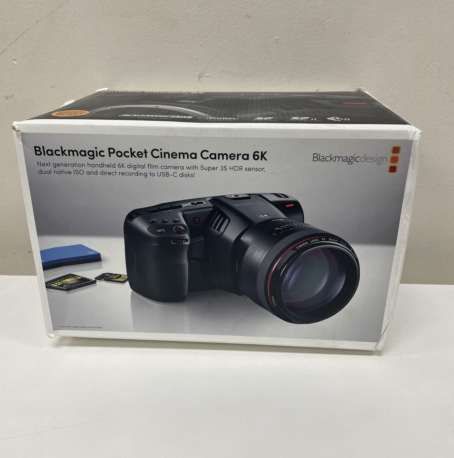 100% New Blackmagic Design Pocket Cinema Camera 6K Pro Bundle