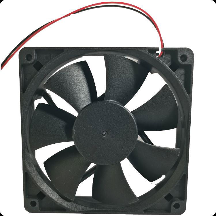 HK12025 DC 12V 24V 48V Ball Bearing Long Life Axial Cooling Fan 120x120x25mm Fan 4