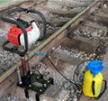 Portable petrol rail drilling machine worked by gasoline 1