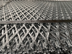 Black Steel Standard Expanded Metal Mesh Grating for Walkway Flooring