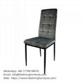 Kitchen Chair with Four-Legged Frame in Synthetic Leather DC-U22B