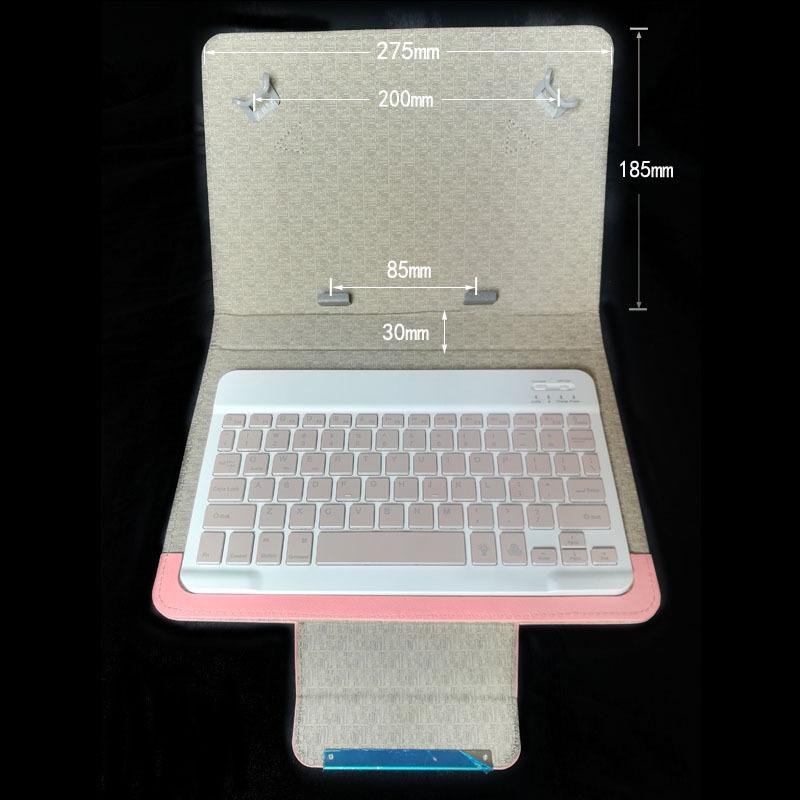 11" Multi languages avail wireless keyboard leather case with keyboard 7"-12" 4
