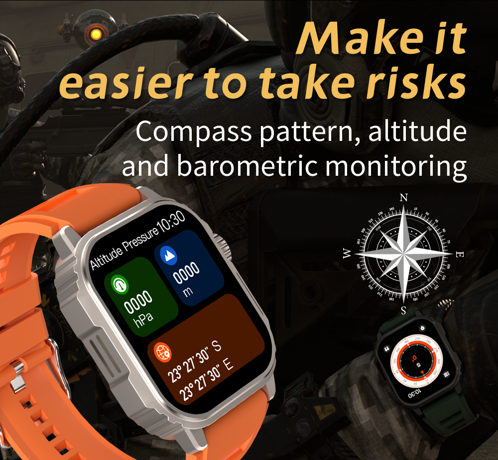 New Smartwatch TW11 R   ed Outdoor 2.1 INCH HD Screen Blood Pressure Tracker 2