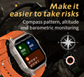 New Smartwatch TW11 Rugged Outdoor 2.1 INCH HD Screen Blood Pressure Tracker