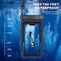 Large Capacity Waterproof Mobile Phone Bag Beach Surfing Diving Travel IPX8 2