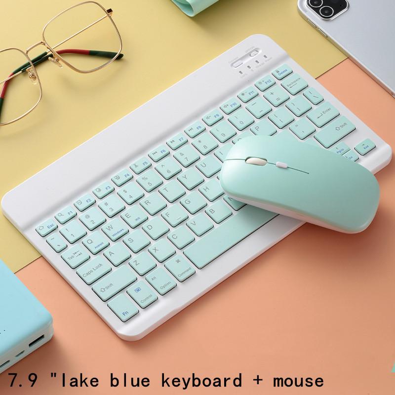 2 in 1 Wireless Keyboard and Mouse Mini Rechargeable Spanish Keyboard With Mouse 3