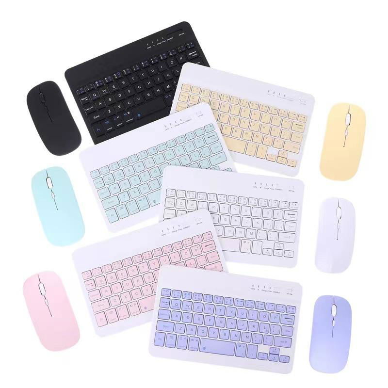 2 in 1 Wireless Keyboard and Mouse Mini Rechargeable Spanish Keyboard With Mouse 5