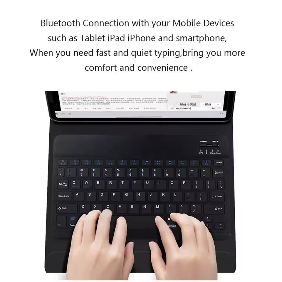 2 in 1 Wireless Keyboard and Mouse Mini Rechargeable Spanish Keyboard With Mouse 2