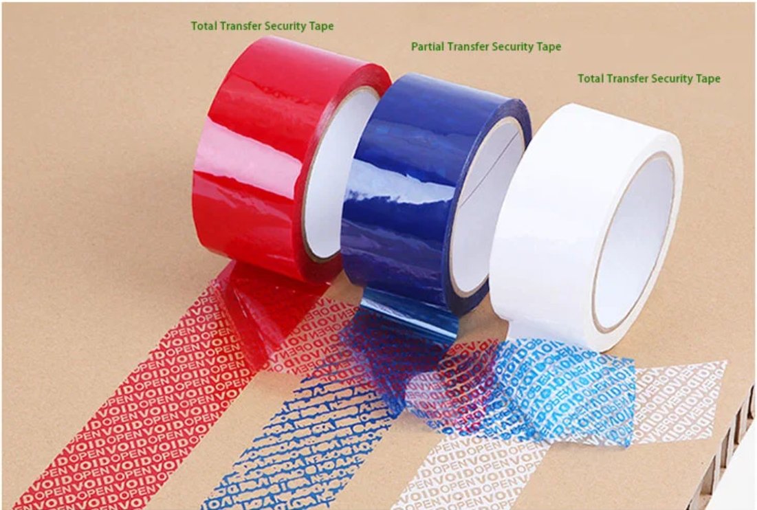Wholesale Self Adhesive Red Tamper Evident Tape VOID Warranty Carton Sealing Sec 4