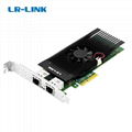 LR-LINK  PCIe x4 dual-port 10G Ethernet Network Adapter 2