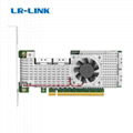 LR-LINK PCIe x16 4-port NVMe Switch