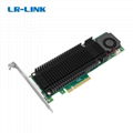 Lr-LINK PCIe3.0 to 2P M.2 NVMe Adapter 1