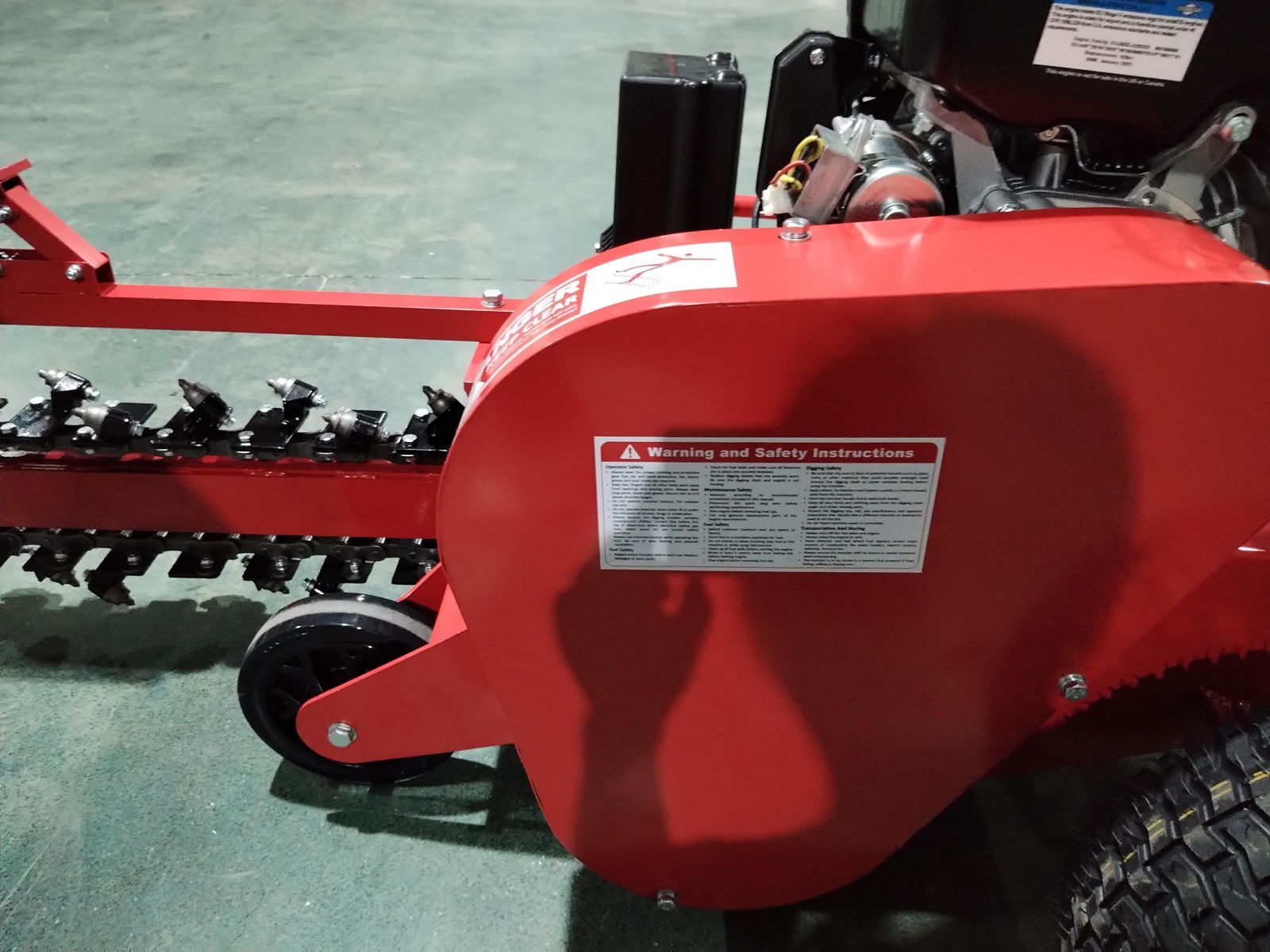 Trencher Digger 13.5hp XR Series Petrol Briggs&Stratton 4