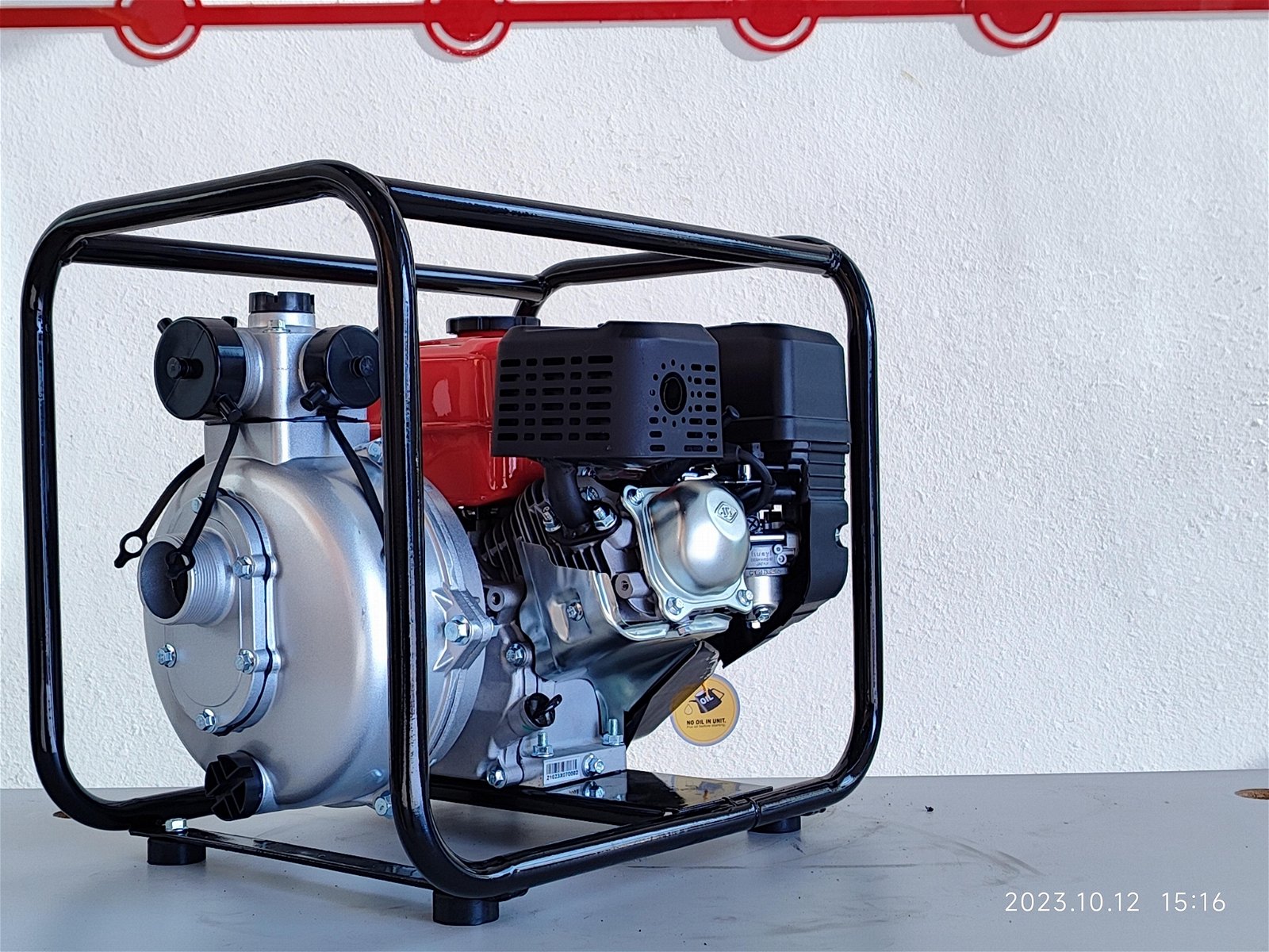 2" Petrol High Pressure Twin Impeller Fire Water Pump 4