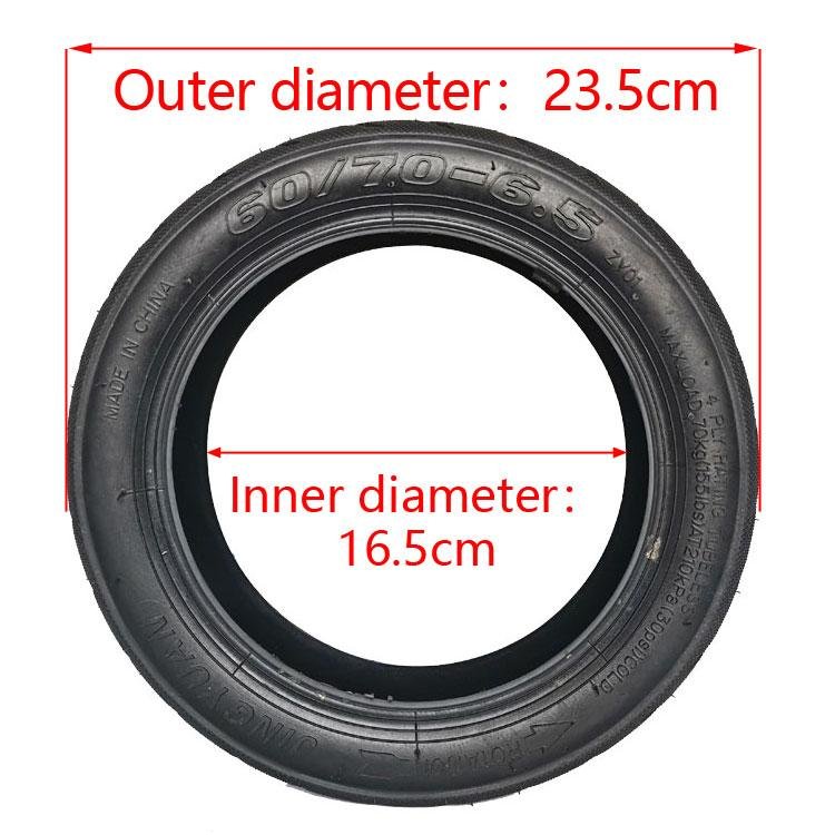 60/70-6.5 6.5inch Scooter tire tubeless tire 3